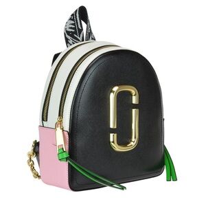 Marc Jacobs Black and Pink Backpack